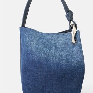 JW ANDERSON Indigo Denim Hobo Bag